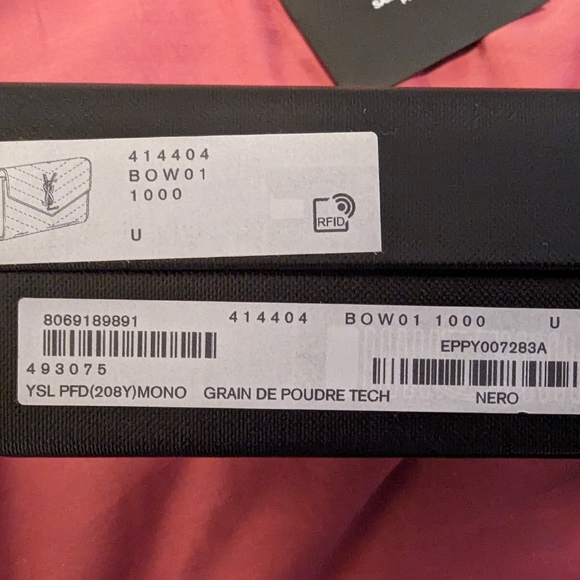 Saint Laurent Ysl CASSANDRE MATELASSÉ SMALL ENVELOPE WALLET - Picture 7 of 7